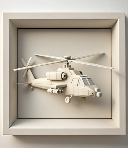 Apache Helicopter Model