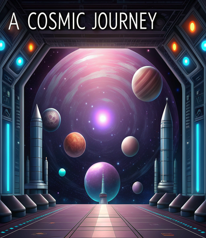A Cosmic Journey: Planets, Rockets, and Space Stations