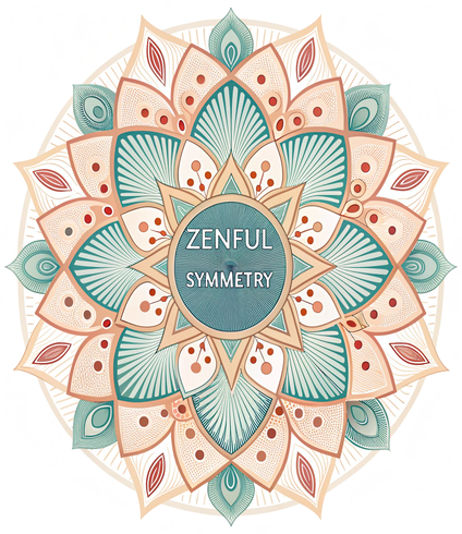 Zenful Symmetry: Meditative Floral and Circular Designs