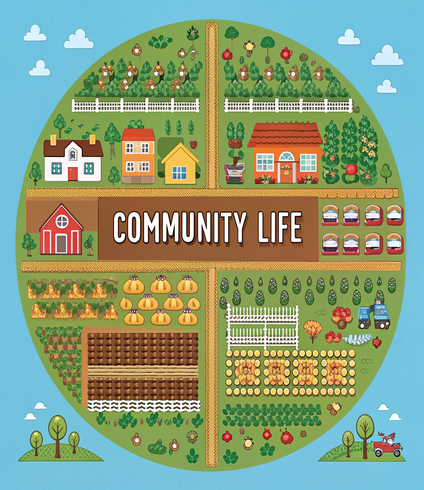 Medical, Mail, and Farming: Community Life Collection