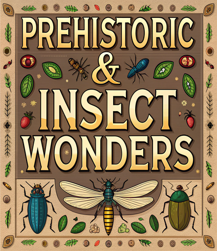 Prehistoric & Insect Wonders: Detailed Creature Designs