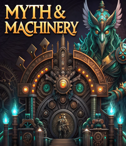 Myth & Machinery: The Complete Fantasy & Sci-Fi Coloring Treasury