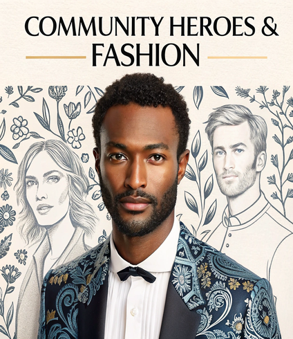 Community Heroes & Fashion Statements Coloring Album