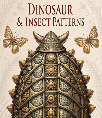 Dinosaur & Insect Patterns: Intermediate Creature Detail
