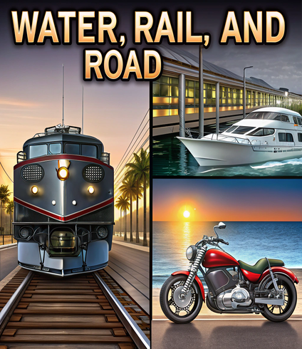 Water, Rail, and Road: Intermediate Vehicle Adventures
