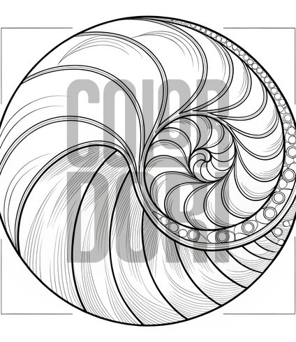 Swirl Shape Sketch