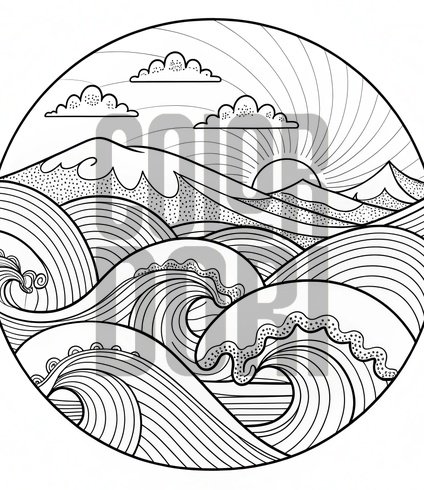 Zen Garden: Flowing, Organic, and Natural Patterns