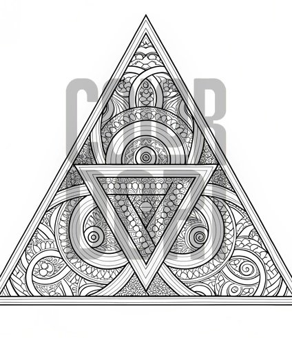 Triangle Swirl Design