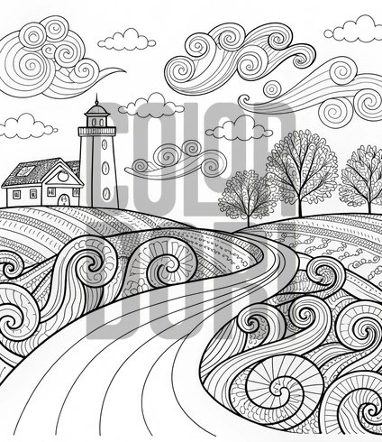 Zenful Symmetry: Meditative Floral and Circular Designs