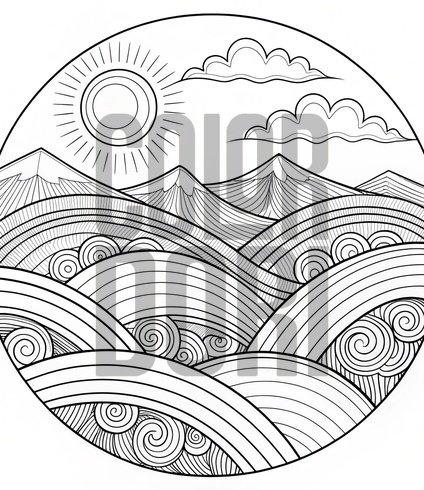 Curved Line Scene