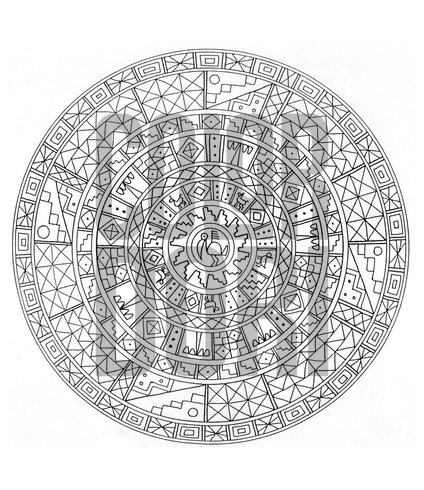 Abstract Mandalas and Radiant Patterns: Intermediate Focus