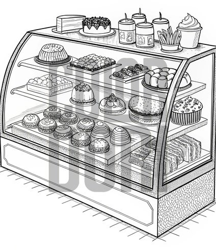 Pastry Display Case