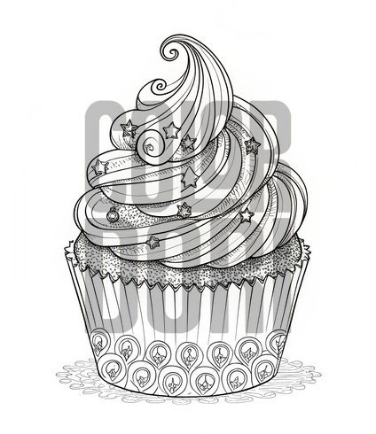 Cupcake Swirl Top