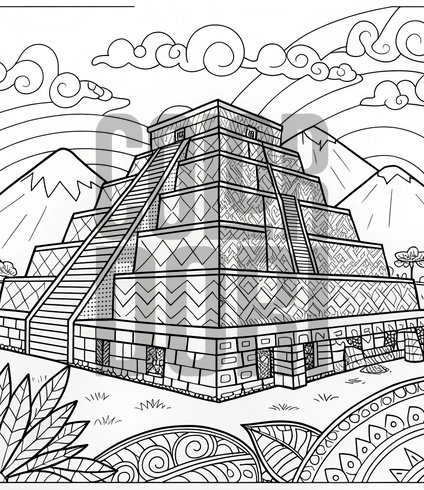 Machu Picchu Pattern