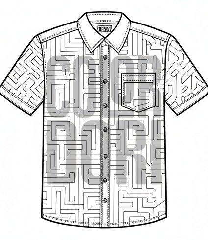Shirt Stripe Maze