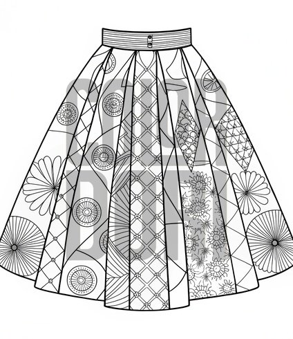 Skirt Texture Pattern