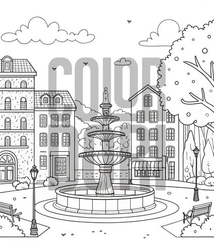 Urban Life: Intermediate City and Neighborhood Scenes