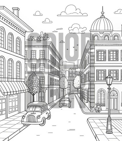 Urban Life: Intermediate City and Neighborhood Scenes