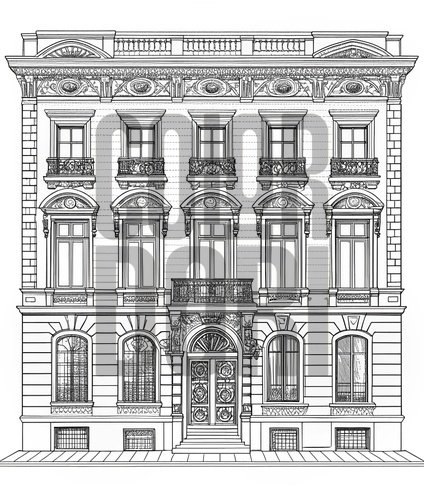 Building Facade Sketch