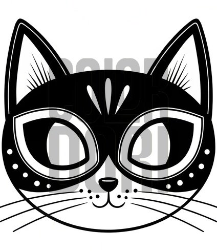 Cat Mask Cutout