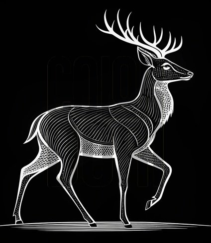 Deer Cutout