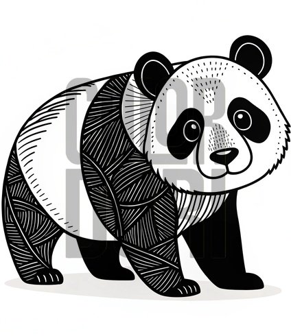 Panda Cutout