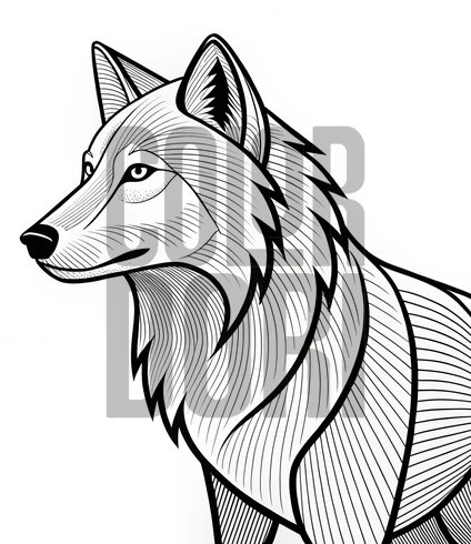 Wolf Cutout