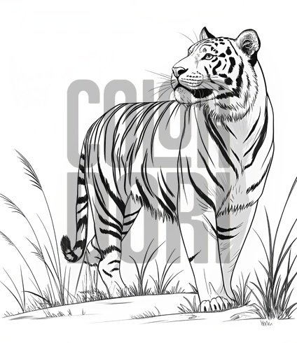 Tiger Cutout