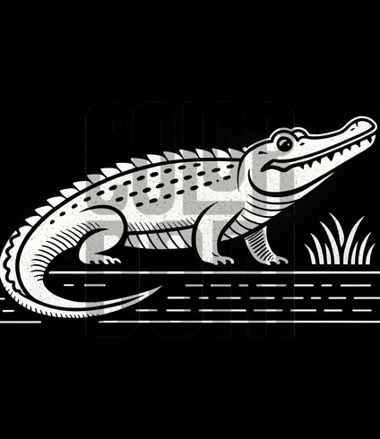 Crocodile Cutout