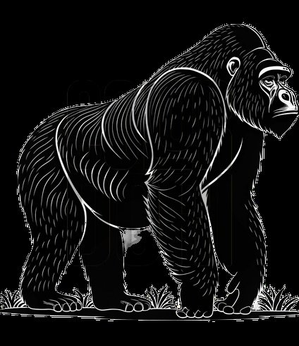 Gorilla Cutout