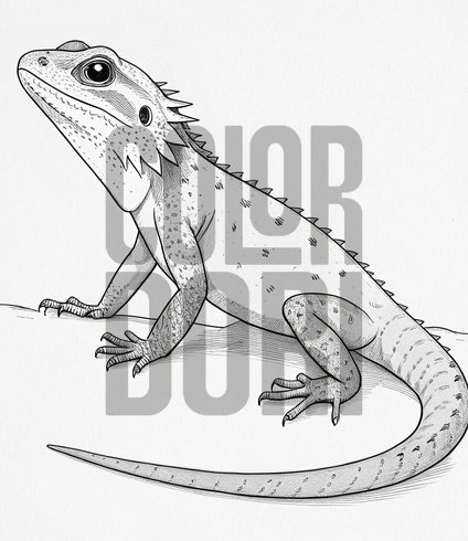 Lizard Cutout
