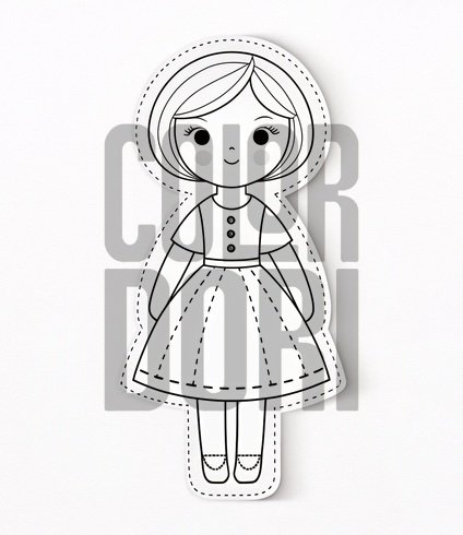 Young Girl Doll's Summer Dress Collection