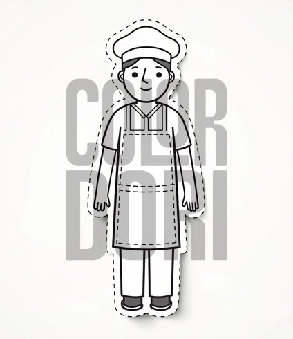 Baker Doll Cutout