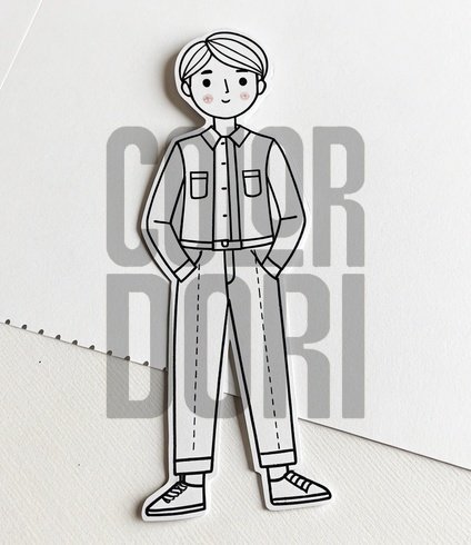 Person Paper Doll Cutout
