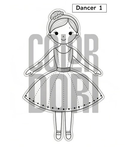 Dancer Doll with Performance Dresses