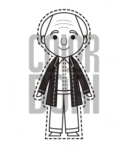 Senior Character Cutout