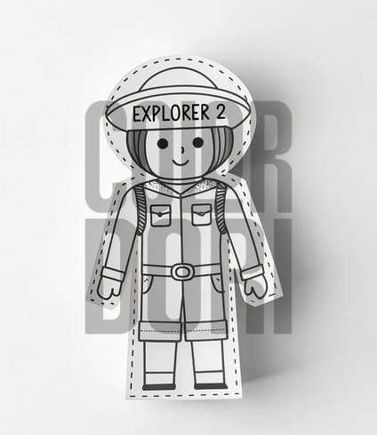 Explorer Doll Cutout