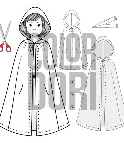 Cloak Paper Doll Cutout