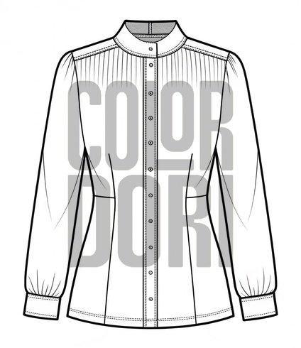 Blouse Outfit Cutout