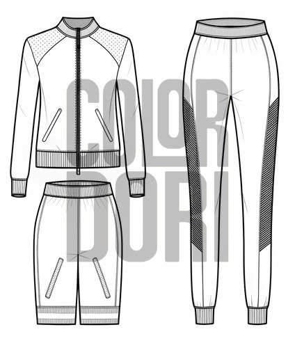 Denim Skirt Outfit Cutout