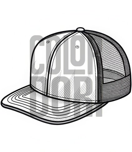 Trucker Hat Accessory Cutout