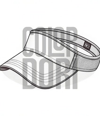Visor Hat Accessory Cutout
