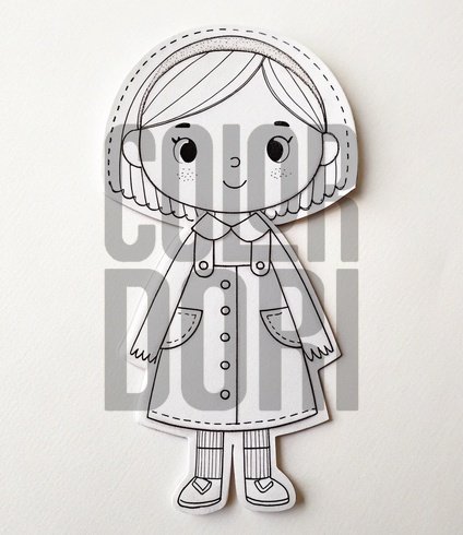 Companion Paper Doll Cutout