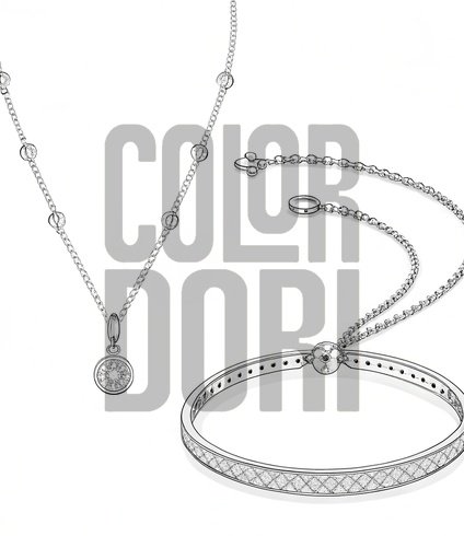 Necklace and Bracelet Accessory Cutout