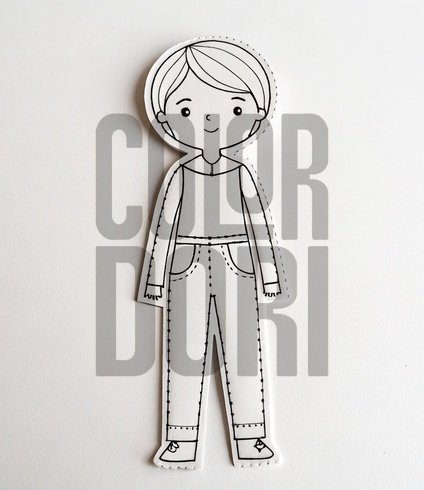 Figure Paper Doll Cutout
