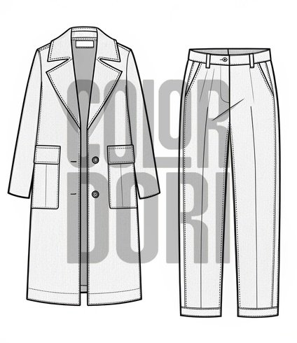 Coat and Pants Paper Craft
