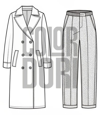 Elegant Outfit Cutout