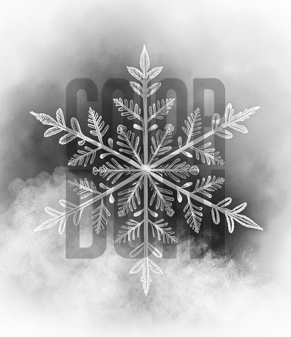 Snowflake Flake Cutout