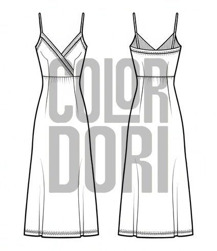 Slip Dress Outfit Cutout