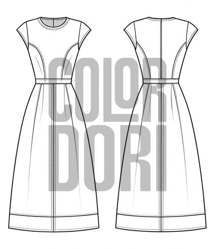 Young Girl Doll's Summer Dress Collection